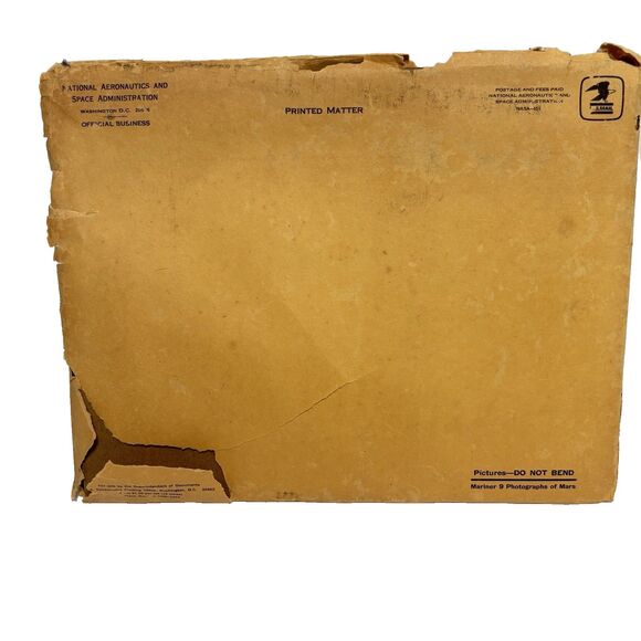 Vintage 1972 NASA Litho Pictures Mariner 9 Mars Martian Orbit Nov 1970- Complete - Picture 7 of 9